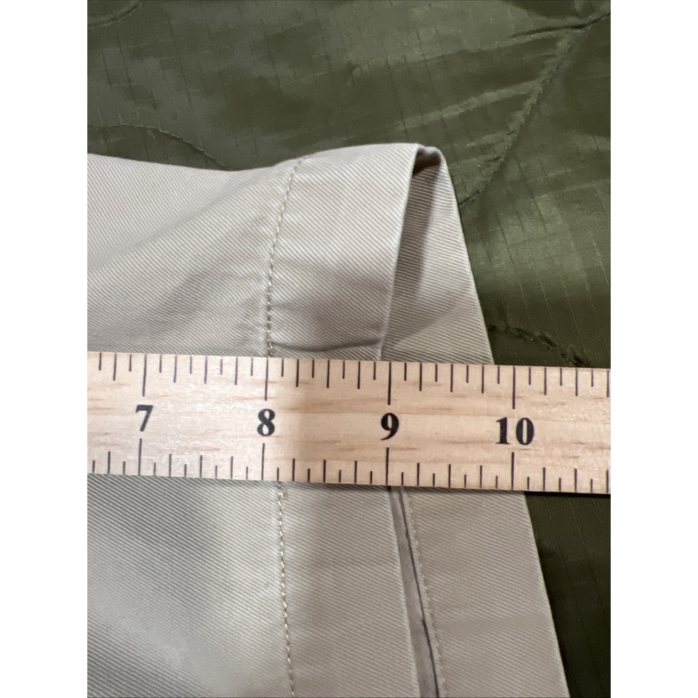 Peter Millar Shorts Mens 38 Khaki Pima Cotton Peru Luxury Golf Flat Front Preppy - Picture 11 of 14